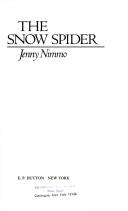 Cover of: The snow spider by Jenny Nimmo