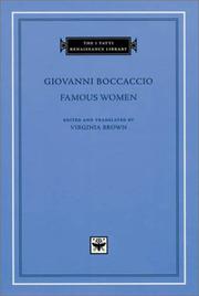 Cover of: Famous women by Giovanni Boccaccio