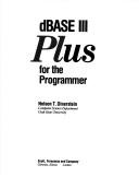 Cover of: dBase III plus for the programmer