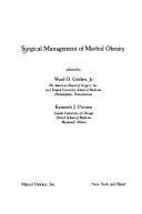 Cover of: Surgical management of morbid obesity