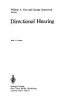 Cover of: Directional hearing