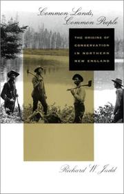 Cover of: Common Lands, Common People: The Origins of Conservation in Northern New England