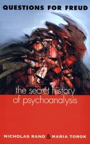 Cover of: Questions for Freud: The Secret History of Psychoanalysis