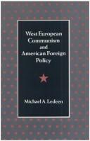 Cover of: West European communism and American foreign policy