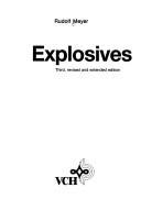 Cover of: Explosives by Meyer, Rudolf