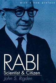 Cover of: Rabi: Scientist and Citizen With a New Preface