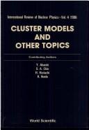 Cover of: Cluster models and other topics | 