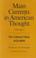 Cover of: Main currents in American thought
