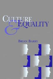 Cover of: Culture and Equality by Brian Barry