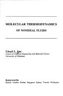 Cover of: Molecular thermodynamics of nonideal fluids
