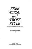 Cover of: Free verse and prose style: an operational definition and description