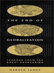 Cover of: The End of Globalization by Harold James