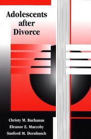 Cover of: Adolescents after divorce
