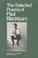Cover of: The selected poems of Paul Blackburn