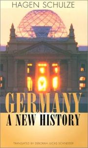 Cover of: Germany by Hagen Schulze