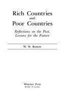 Cover of: Rich countries and poor countries by Walt Whitman Rostow