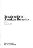 Cover of: Encyclopedia of American humorists