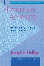 Cover of: Hemispheric Asymmetry by Joseph B. Hellige, Joseph B. Hellige