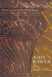 Cover of: Collected Papers by John Rawls