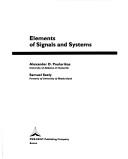 Cover of: Elements of signals and systems