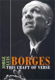 Cover of: This Craft of Verse by Jorge Luis Borges