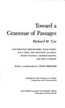 Cover of: Toward a grammar of passages