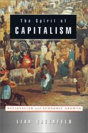 Cover of: The Spirit of Capitalism: Nationalism and Economic Growth