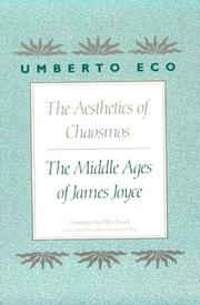 The middle ages of James Joyce by Umberto Eco