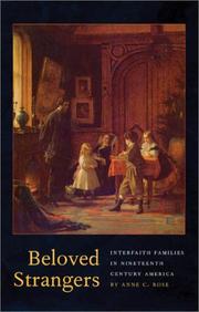 Cover of: Beloved Strangers: Interfaith Families in Nineteenth Century America
