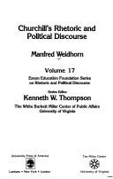 Cover of: Churchill's rhetoric and political discourse