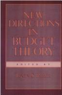 Cover of: New directions in budget theory