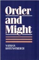 Cover of: Order and might