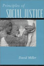 Cover of: Principles of Social Justice