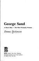 Cover of: George Sand by Donna Dickenson