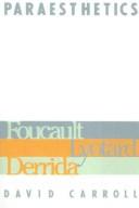 Cover of: Paraesthetics: Foucault, Lyotard, Derrida