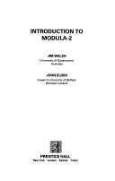 Cover of: Introduction to Modula-2 | Jim Welsh