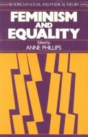 Cover of: Feminism and equality