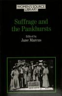 Cover of: Suffrage and the Pankhursts by edited by Jane Marcus.