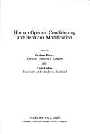 Cover of: Human operant conditioning and behavior modification