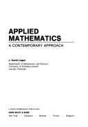 Cover of: Applied mathematics by J. David Logan, J. David Logan