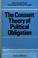 Cover of: The consent theory of political obligation