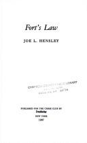 Cover of: Fort's law by Joe L. Hensley