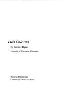 Cover of: Luis Coloma