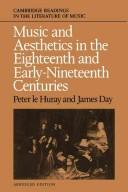 Cover of: Music and aesthetics in the eighteenth and early-nineteenth centuries