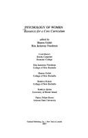 Cover of: Psychology of women: resources for a core curriculum