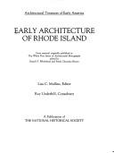 Cover of: Early architecture of Rhode Island by Lisa C. Mullins