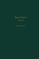 Ring Theory, Volume 1