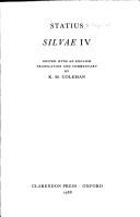 Cover of: Silvae IV by Publius Papinius Statius