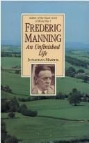 Cover of: Frederic Manning | Jonathan Marwil