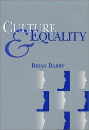 Cover of: Culture and Equality: An Egalitarian Critique of Multiculturalism
